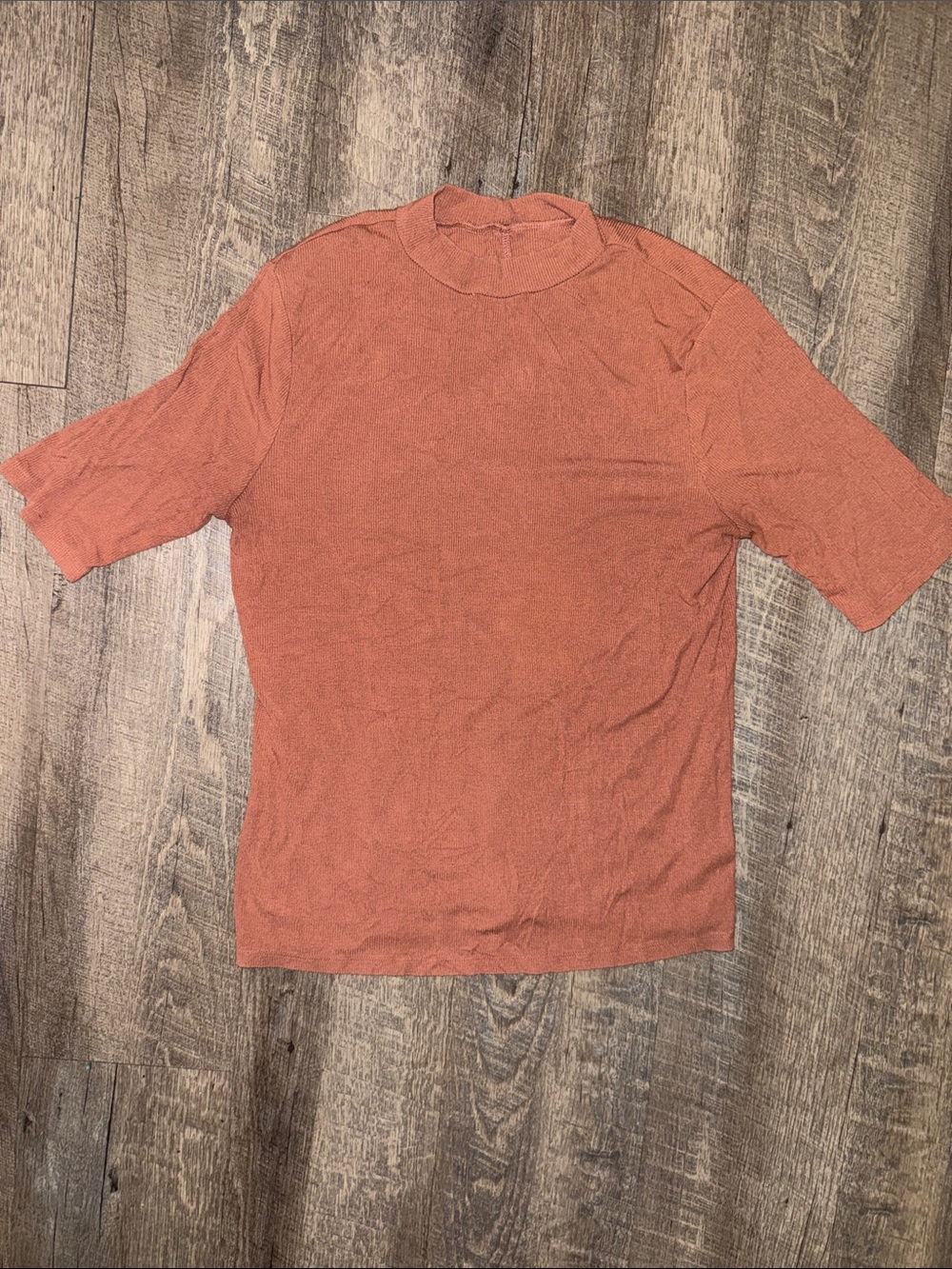 a new day Short-Sleeve Crewneck Tee in Rust